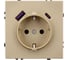 Механизм розетки с USB зарядкой Arlight SCT-NOBE-MUAC-SFPL-GD 1шт 054286 2