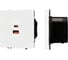 Механизм розетки с быстрой USB зарядкой Arlight SCT-NOBE-MUAC-SFPL-FC-WH 1шт 054316 1