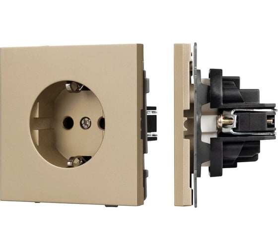 Механизм электрической розетки Arlight SCT-NOBE-MEU1-SFPL-GD 1шт 054278 1