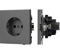 Механизм электрической розетки Arlight SCT-NOBE-MEU1-SFPL-GR 1шт 054279