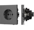 Механизм электрической розетки Arlight SCT-NOBE-MEU1-SFPL-GR 1шт 054279 1