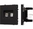 Механизм сдвоенной компьютерной розетки Arlight SCT-NOBE-MPC2-SFPL-BK 1шт 054313 1