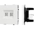 Механизм сдвоенной компьютерной розетки Arlight SCT-NOBE-MPC2-SFPL-WH 1шт 054312 1
