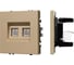 Механизм сдвоенной компьютерной розетки Arlight SCT-NOBE-MPC2-SFPL-GD 1шт 054314 1