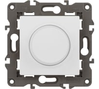 Светорегулятор ЭРА Elegance 14410101М поворотнонажимной, 400ВА 230В, белый матовый Б0065779