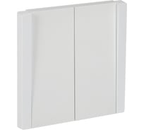 Выключатель 2-клавишный перекрестный IEK FORTE&PIANO 10А FP209 белый FP-V23-0-10-1-K01