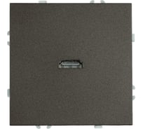 Розетка STEKKER Эмили HDMI 2.0 Type A, механизм, RST00-5118-09, антрацит, soft touch 50168