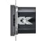 Розетка IEK BRITE USB A+C, 45Вт, высокоскоростная зарядка, графит РЮ11-2-БрГ BR-U22-045-K53 4