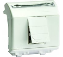 Розетка DKC BRAVA RJ-45, категория 5Е, экранированная, белая 40404 76666B