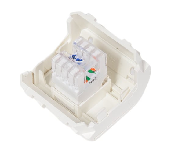 Розетка DKC BRAVA RJ-45 кат.5Е разъем PcNet 1шт 76655B
