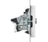 Розетка двойная IEK BRITE TV+RJ45, категория 5E, арктический белый РТВ/РК12-БрАБ BR-AK20-1-K91 5