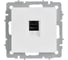Розетка компьютерная IEK BRITE RJ45, категория 6, арктический белый РК11-БрАБ BR-K10-2-K91 2