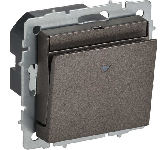 Выключатель карточный IEK BRITE 30А, темная бронза ВС10-1-8-БрТБ BR-V11-0-10-K45 1