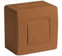 Коробка в сборе DKC с выключателем, коричневая 10002B