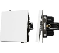 Механизм выключателя одноклавишный проходной Arlight SWT-TENDO-MKP1-PL-WH 1шт 054148