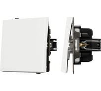 Механизм выключателя одноклавишный проходной Arlight SWT-TENDO-MKP1-SFPL-WH 1шт 054582