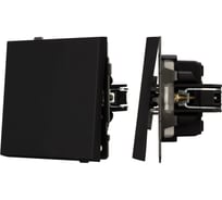 Механизм выключателя одноклавишный проходной Arlight SWT-TENDO-MKP1-SFPL-BK 1шт 054579