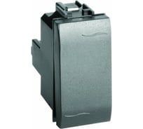 Переключатель DKC, черный, 1 модуль 77011N 24560