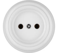 Розетка TDM ELECTRIC фарфоровая 2П 10А 250В белая, серия "Болонь" SQ1820-0004