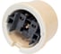 Розетка TDM ELECTRIC фарфоровая 2П+З 16А 250В сл. кость «Болонь» SQ1820-0312 2
