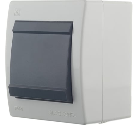 Альтернативный выключатель Aling-conel POWER IP44 10AX 250В открытой установки, серый 253.1A 117022