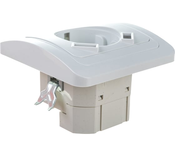 Одинарная розетка IN HOME CLASSICO с двумя USB белая 2147 4690612035260