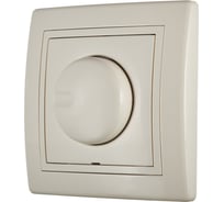 Диммер Aling-conel PRESTIGE с поворотным однополюсным выключателем 40-400VA, бежевый 6173.99 113070