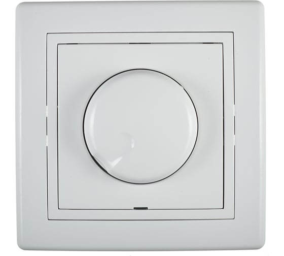 Диммер Aling-conel PRESTIGE с поворотным однополюсным выключателем 40-400VA, белый 6173.00 113052