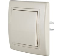 Одноклавишный двухполюсный выключатель Aling-conel PRESTIGE 10AX 250В, бежевый 6052.99 113217