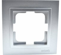 1-я рамка Mono Electric DESPINA серебро 102-210000-160