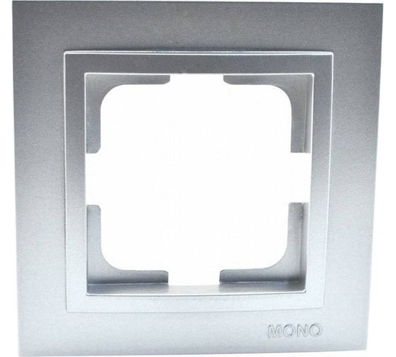 1-я рамка Mono Electric DESPINA серебро 102-210000-160 1
