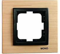 1-а рамка Mono Electric STYLE wood, клен 107-520000-160