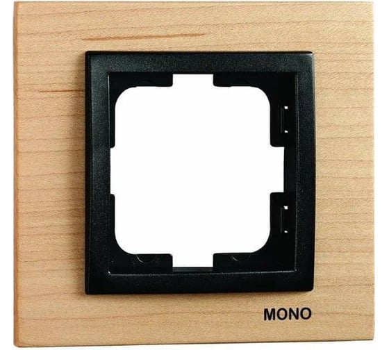 1-а рамка Mono Electric STYLE wood, клен 107-520000-160 1