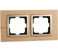 2-а рамка Mono Electric STYLE wood, клен 107-520000-161