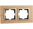 2-а рамка Mono Electric STYLE wood, клен 107-520000-161 1