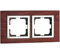 2-а рамка Mono Electric STYLE wood, черешня 107-500000-161