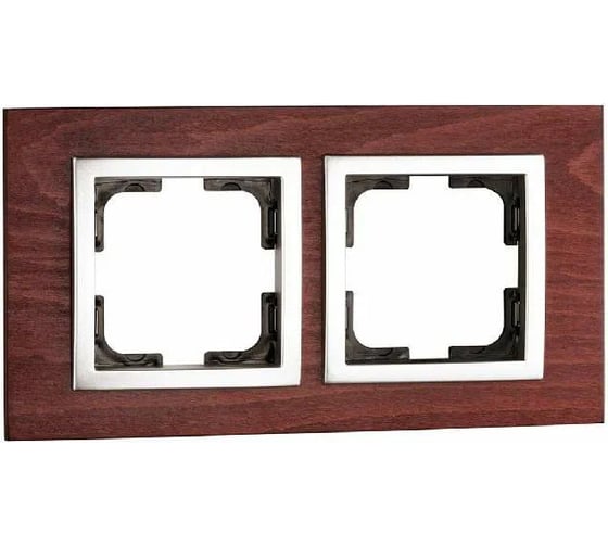 2-а рамка Mono Electric STYLE wood, черешня 107-500000-161