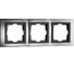3-а рамка Mono Electric CHROME графит 106-420000-162 1