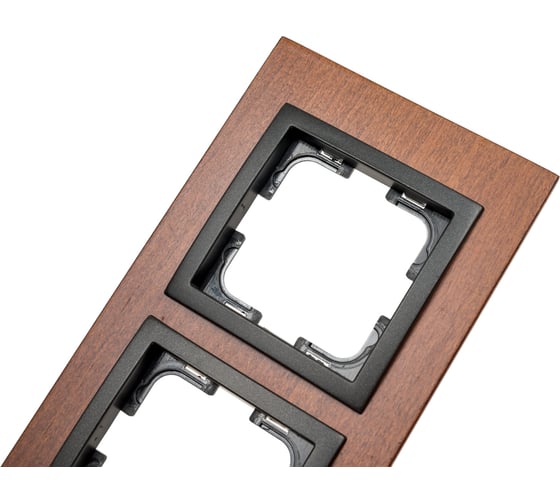 3-а рамка Mono Electric STYLE wood, орех 107-510000-162