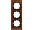 3-а рамка Mono Electric STYLE wood, орех 107-510000-162 1