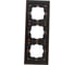 3-а рамка Mono Electric STYLE wood, орех 107-510000-162 2