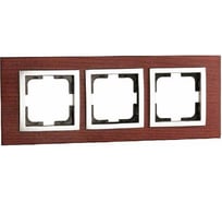 3-а рамка Mono Electric STYLE wood, черешня 107-500000-162
