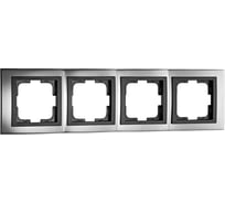 4-а рамка Mono Electric CHROME графит 106-420000-163