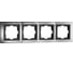 4-а рамка Mono Electric CHROME графит 106-420000-163 1
