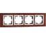 4-а рамка Mono Electric STYLE wood, черешня 107-500000-163 1