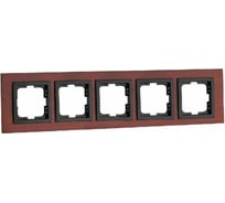 5-а рамка Mono Electric STYLE wood, черешня 107-500000-164