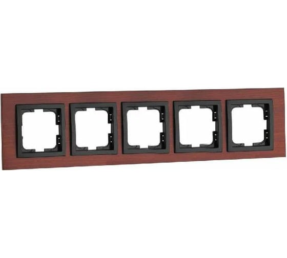 5-а рамка Mono Electric STYLE wood, черешня 107-500000-164 1