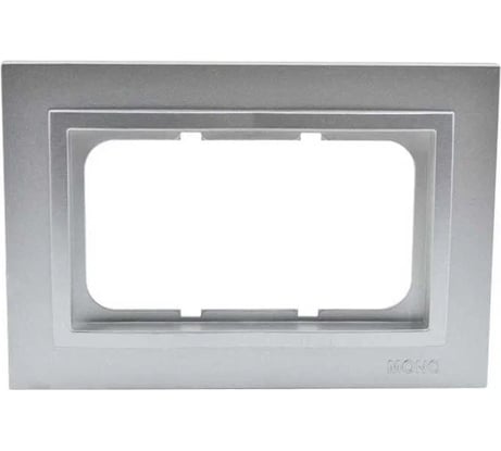 Двойная рамка для розетки Mono Electric DESPINA антрацит 102-240000-165