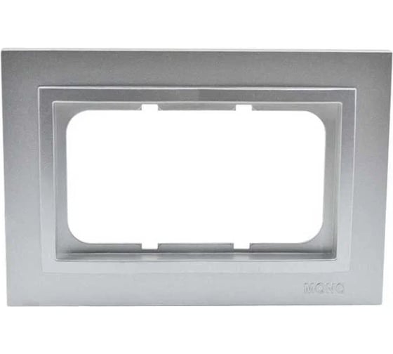 Двойная рамка для розетки Mono Electric DESPINA антрацит 102-240000-165 1