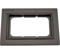 Двойная рамка для розетки Mono Electric DESPINA графит 102-200000-165